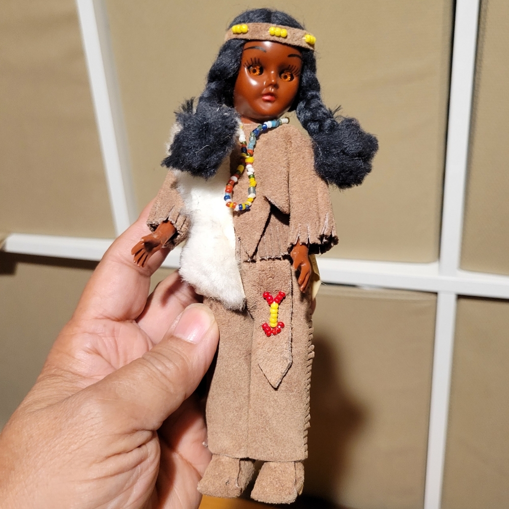 Vintage Native American Carlson Doll New Old Stock